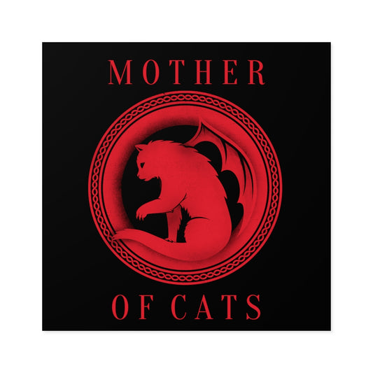 Mother of Cats Stickers