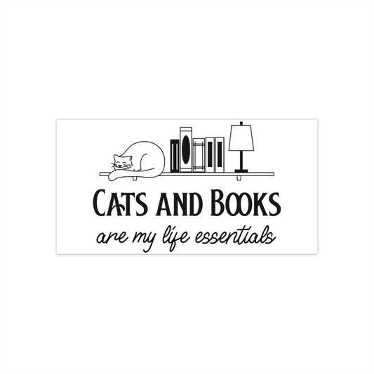 "Cats and Books" Stickers