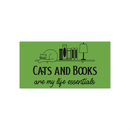 "Cats and books" Stickers